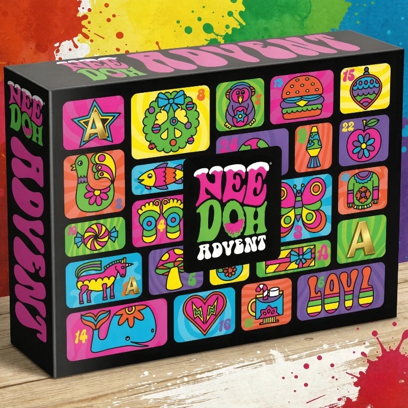 Advent Calendar Gift - Calendario dell'Avvento NeeDoh 2026, bambola 3D