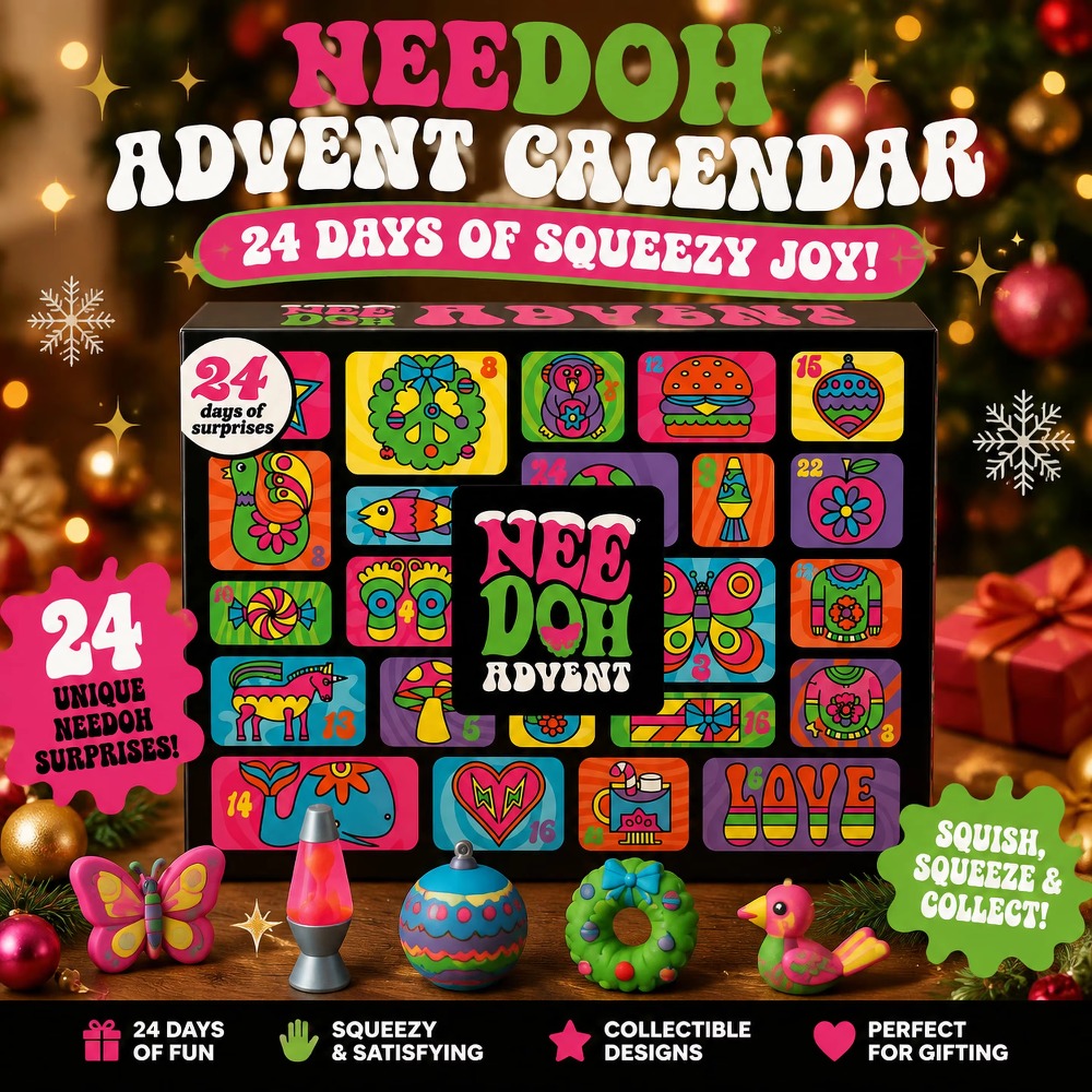Advent Calendar Gift - Calendario dell'Avvento NeeDoh 2026, Conto alla