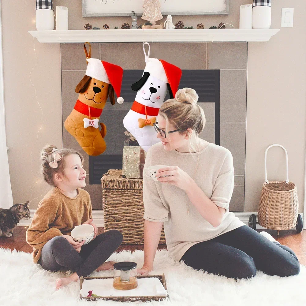 Calze natalizie a forma di oss - Christmas Stocking Hanging recensione e prezzo