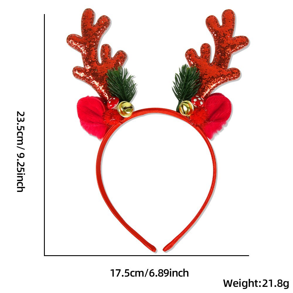 1/2 pezzi di Natale glitter co - Reindeer Antlers Headband recensione e prezzo