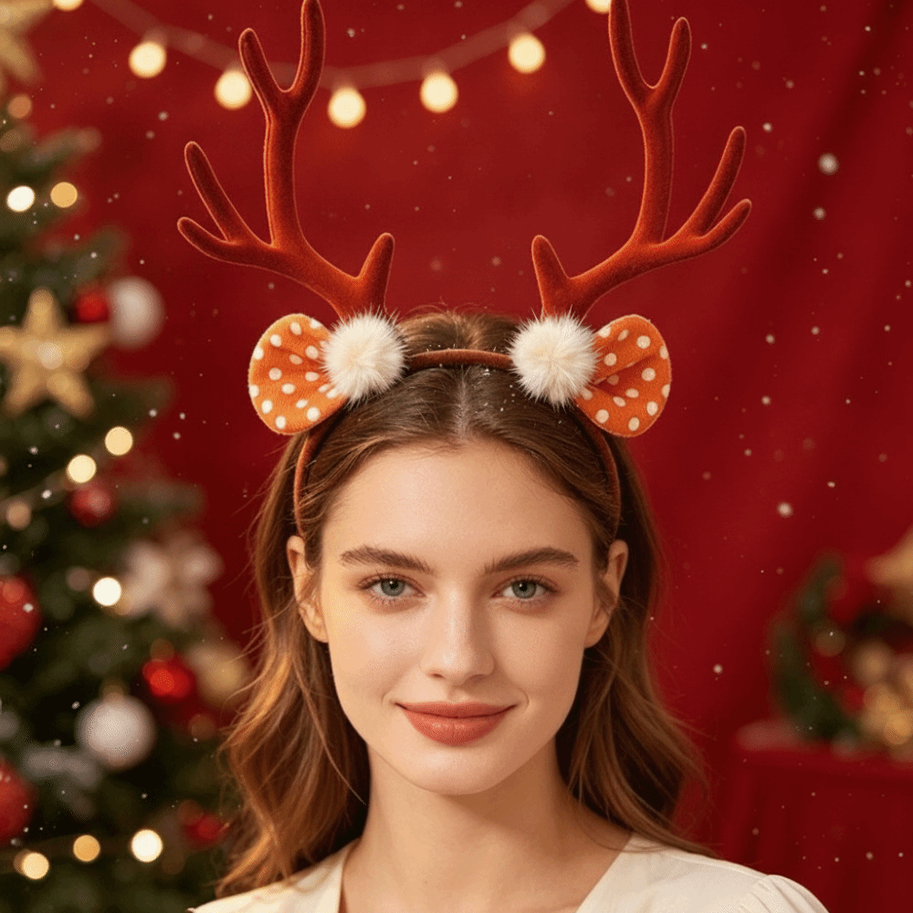 Elegante Cerchietto Natalizio  - Reindeer Antlers Headband recensione e prezzo