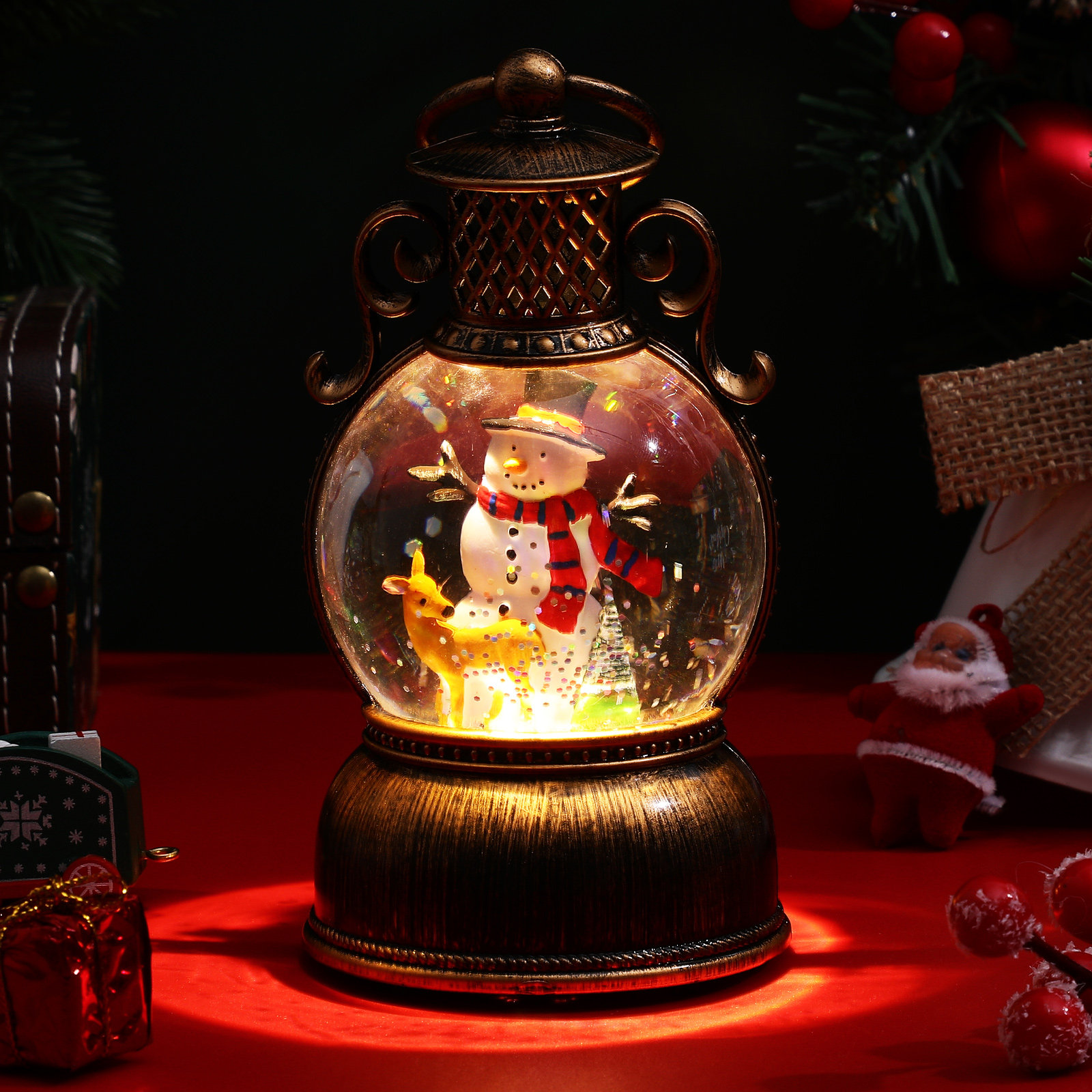 Globo luminoso con luci e musi - Snow Globe Musical recensione e prezzo