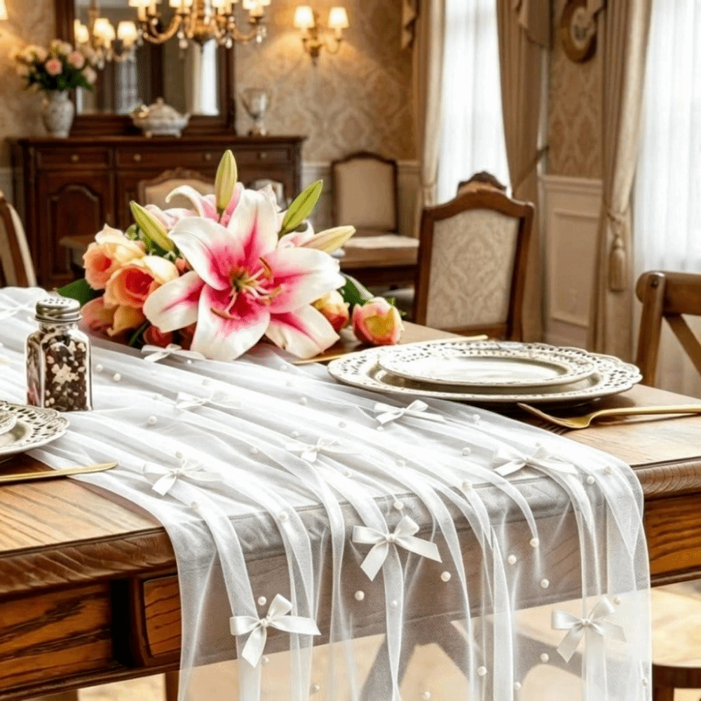 Runner da Tavolo in Chiffon co - Christmas Table Runner recensione e prezzo