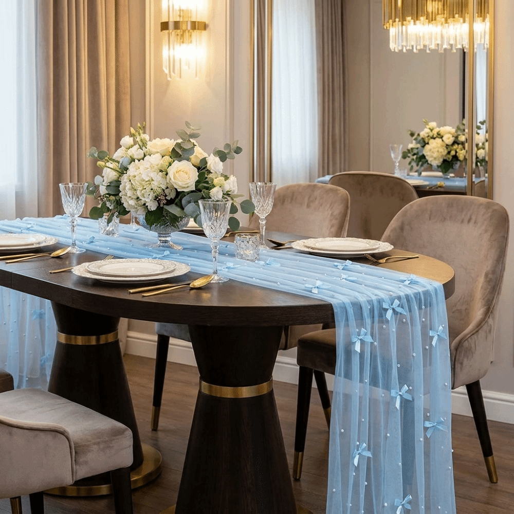 Runner da Tavolo in Chiffon co - Christmas Table Runner recensione e prezzo
