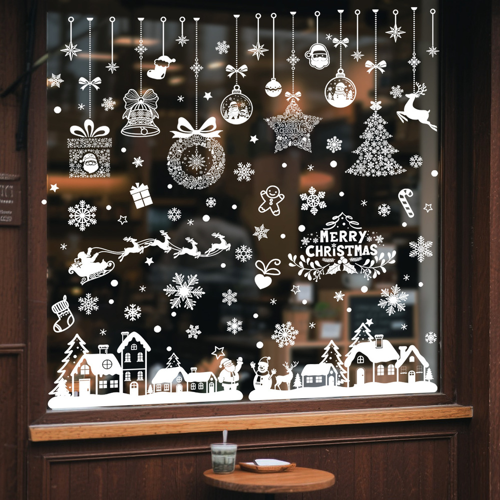 Grandi adesivi natalizi per fi - Snowflake Window Decal recensione e prezzo