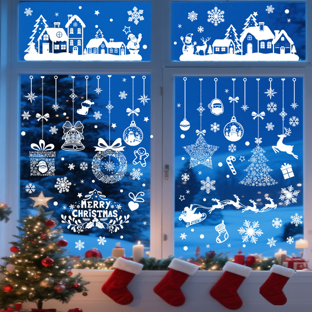 Grandi adesivi natalizi per fi - Snowflake Window Decal recensione e prezzo