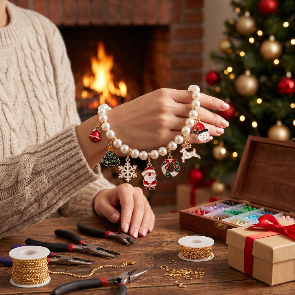 10 pezzi di piccoli ciondoli n - Christmas Stocking Hanging recensione e prezzo